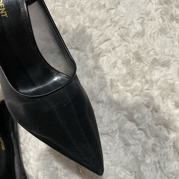 Saint Laurent Anja Mesh Pointed Toe Pump size 39, lightly worn - Picture 14 of 16